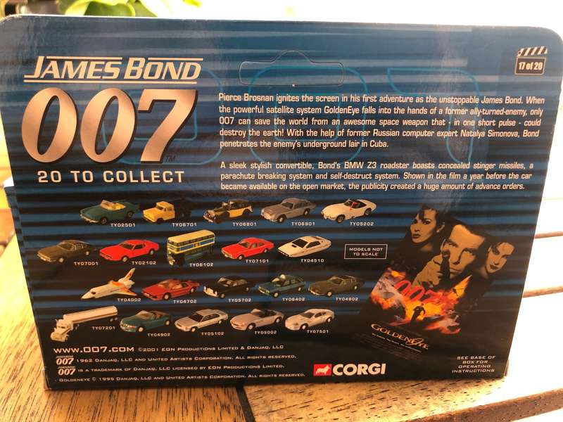 Corgi James Bond BMW Z3 Goldeneye