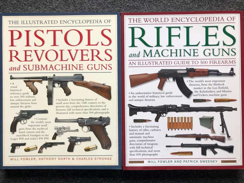 Firearm books - illustrated