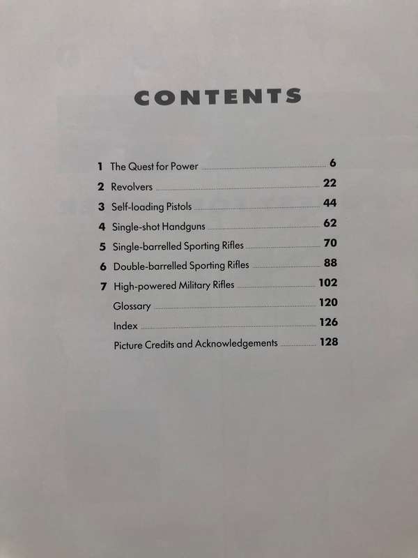 Firearms books -illustrated