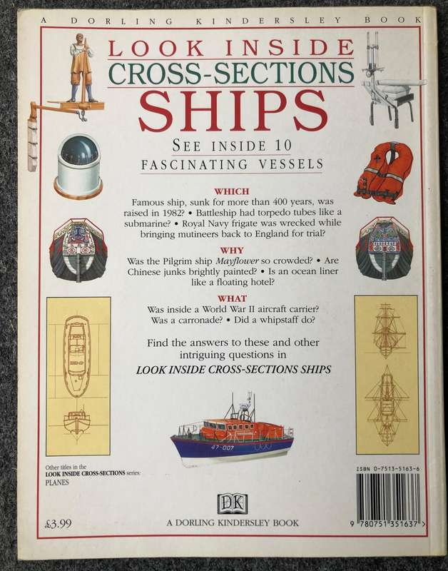 Ships-Look Inside Cross-Sections Dorling Kindersley