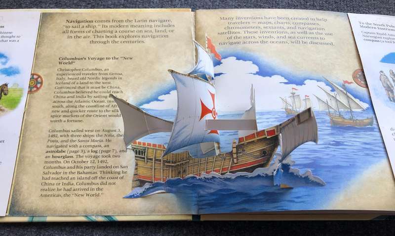 Pop-up books. Planes of the Aces, Space Shuttle, The story of Flight, Navigation