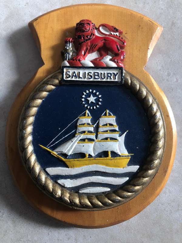 SAS Salisbury ships badge