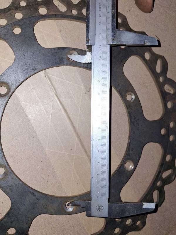 Offroad brake disk (Yamaha YZ250)