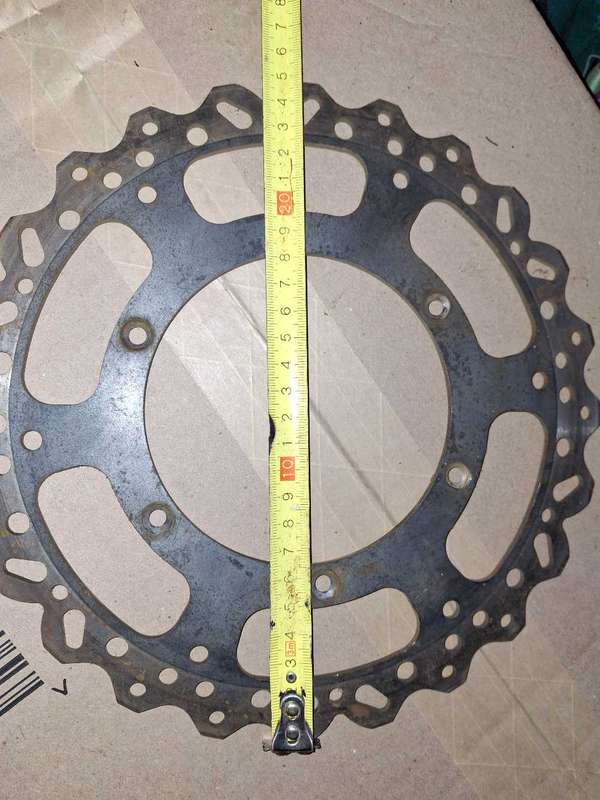 Offroad brake disk (Yamaha YZ250)