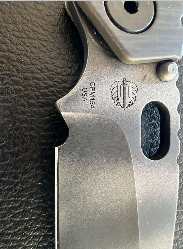 Mick Strider SnG Hybrid  CrossHatch OD Green G10  CPM 154 (RARE!!!!!)