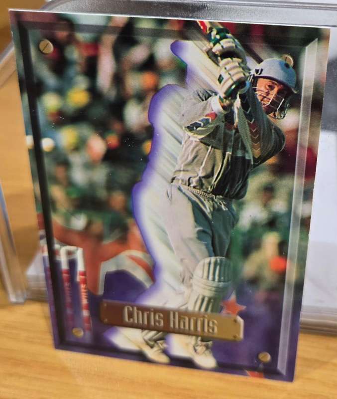 CHIRS HARRIS (New Zealand) 1997 South Africa SPORTS DECK CRICKET CARD #30