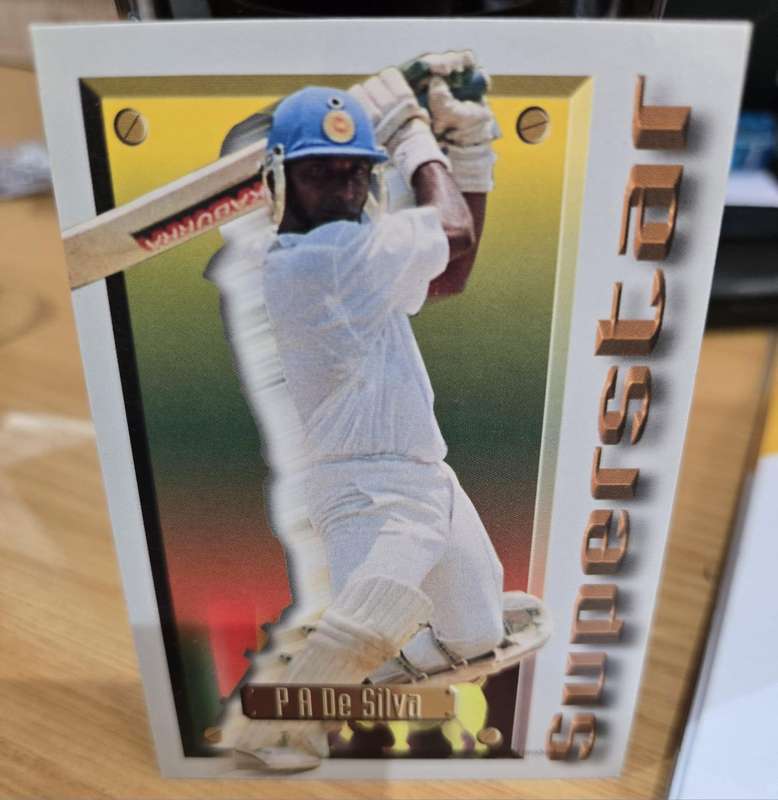 Sanath Jayasuriya (Sri Lanka) 1997 South Africa SPORTS DECK CRICKET SUPERSTAR CARD #61