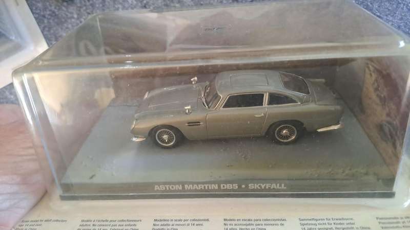 007 James Bond Collection** 1/43 (UH) Aston Martin DB5 Goldfinger version 1