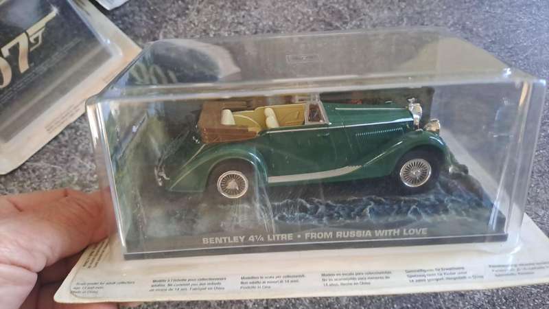 James Bond 007 Bentley 4 1/4 Litre model car - From Russia with love