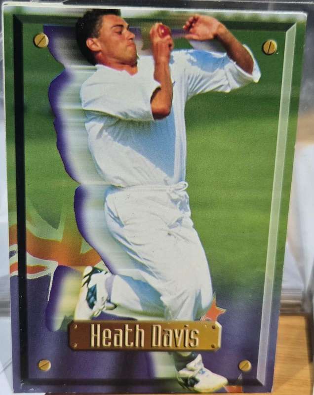 HEATH DAVIS (New Zealand) - 1997 SPORTS DECK CRICKET CARD COLLECTION - TRADING CARD 28
