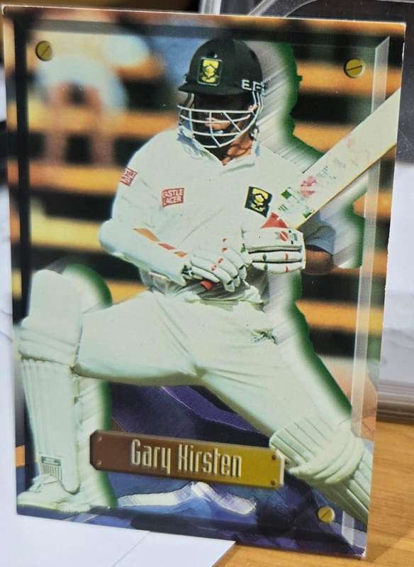 GARY KIRSTEN (South Africa) 1997 South Africa SPORTS DECK CRICKET CARD #11