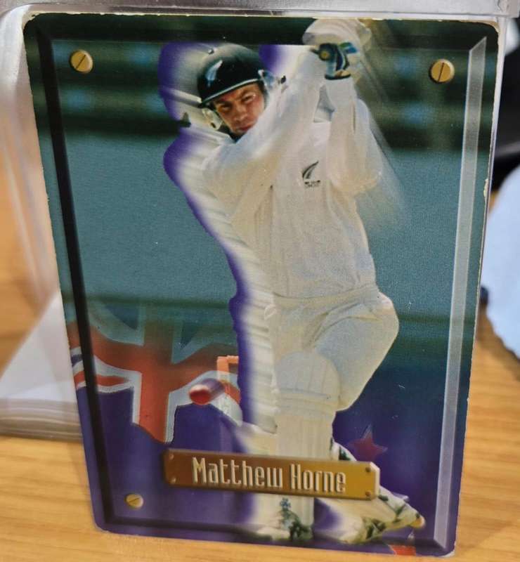 MATTHEW HORNE (New Zealand) 1997 South Africa SPORTS DECK CRICKET CARD #31