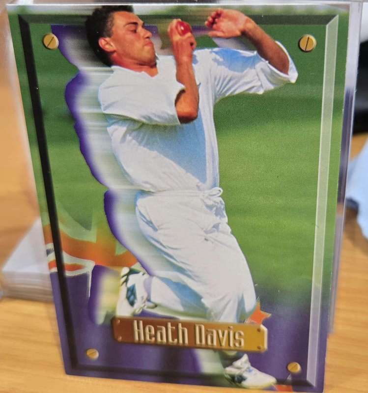 HEATH DAVIS (New Zealand) 1997 South Africa SPORTS DECK CRICKET CARD #28