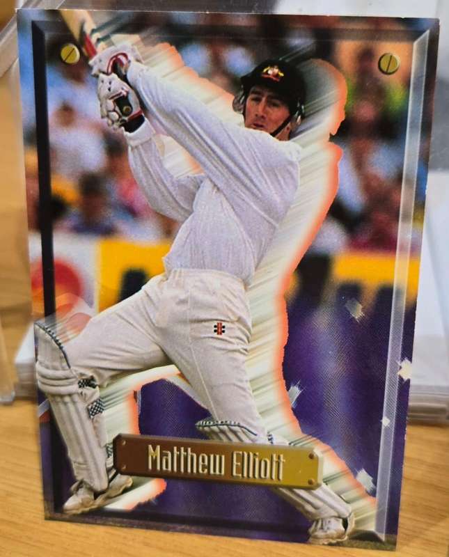 Matthew Elliot (Australia) 1997 South Africa SPORTS DECK CRICKET CARD #19