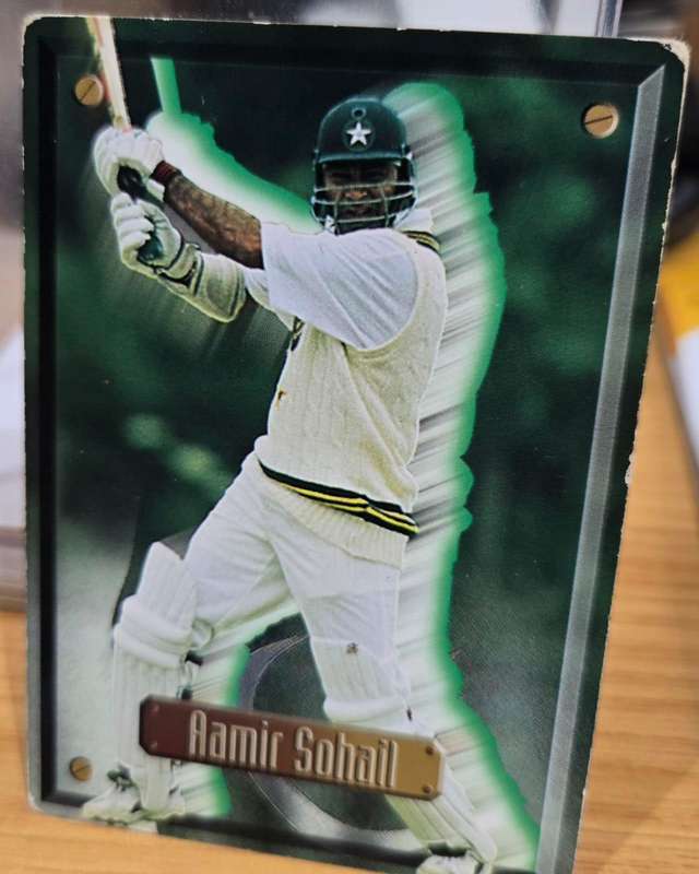 AAMIR SOHAIL (Pakistan) 1997 South Africa SPORTS DECK CRICKET CARD #46