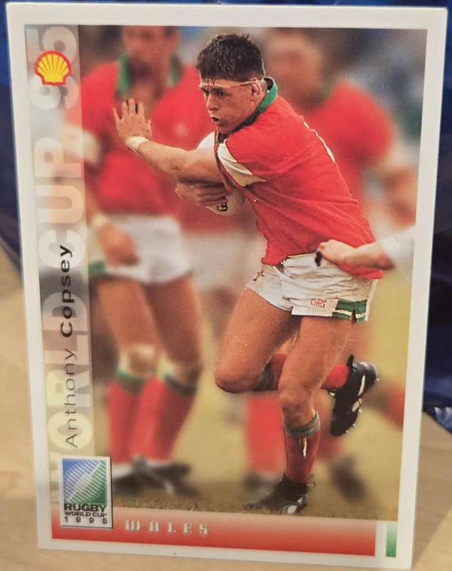 ANTHONY COPSEY - SPORTS DECK `RUGBY WORLD CUP 95` - BASE TRADING CARD 114