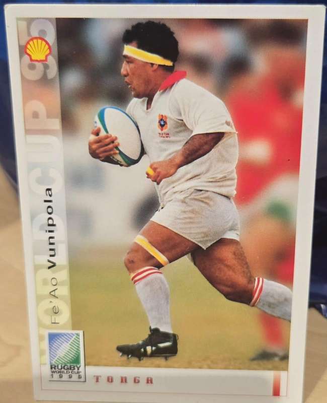 Sports Deck 1995 Rugby World Cup Collectors Cards: No 113 - Fe`Ao Vunipola (Tonga)