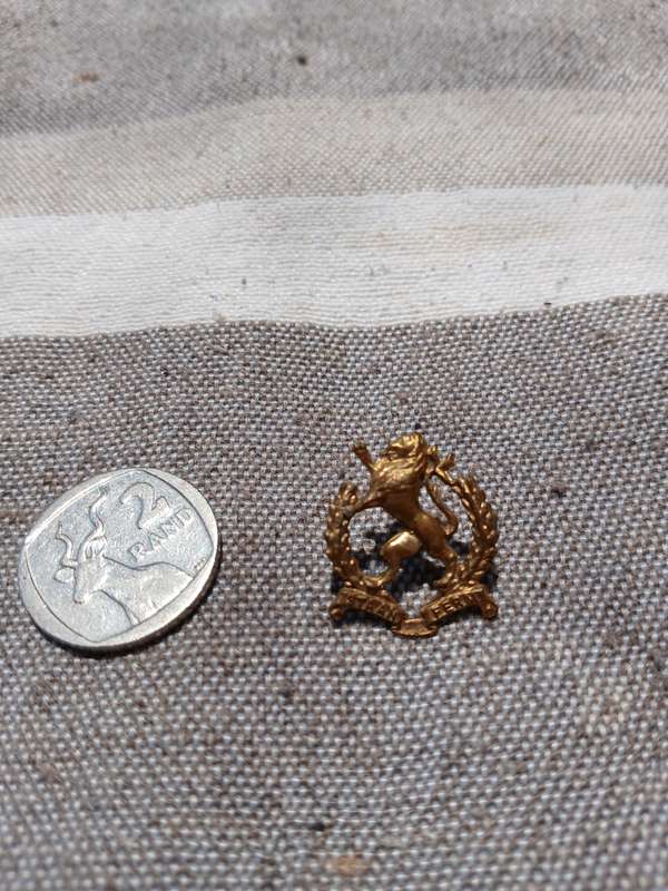 Authentic SANDF Military Staan Ferm Pin  Rare South African Collectible