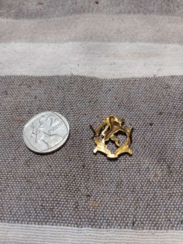 Authentic SANDF Military Staan Ferm Pin  Rare South African Collectible