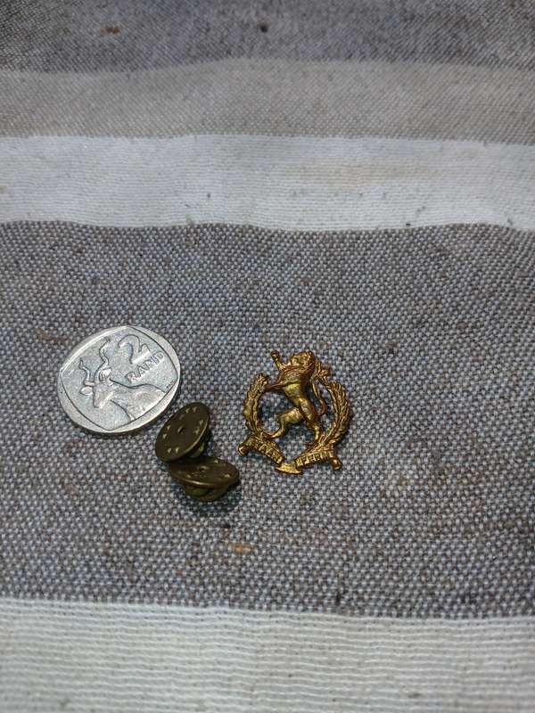 Authentic SANDF Military Staan Ferm Pin  Rare South African Collectible