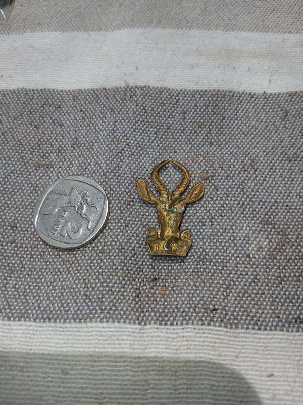 SADF Infantry Beret Springbok Pin  Rare South African Military Collectible