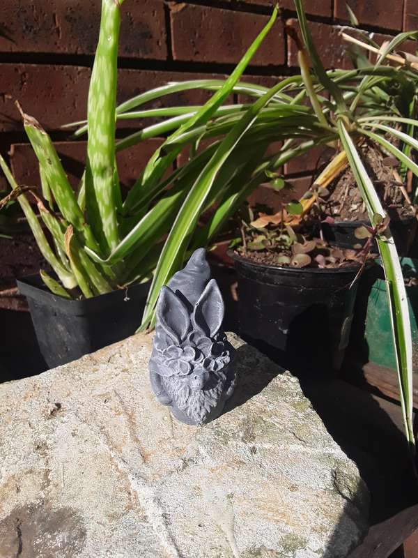 Mini Cement Gnome Set  5 Handmade Statues for Fairy Gardens, Plant Pots & Decor (11cm)