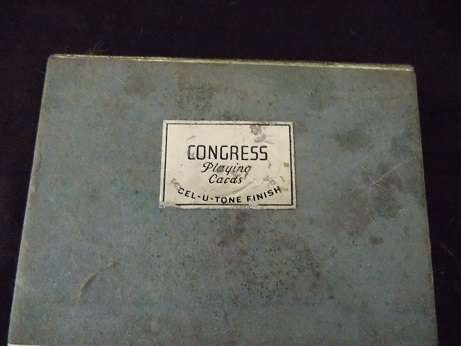 Two Packs of Congress Playing Cards in One Box