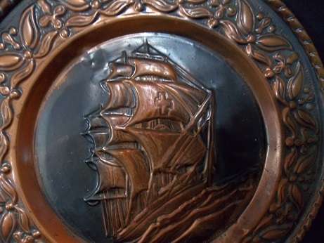 Beautiful Pressed Copper Plate