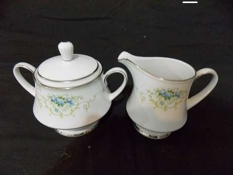 Noritake Milk Jug and Sugar Bowl