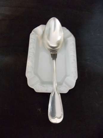 Silver Christofle Serving Spoon