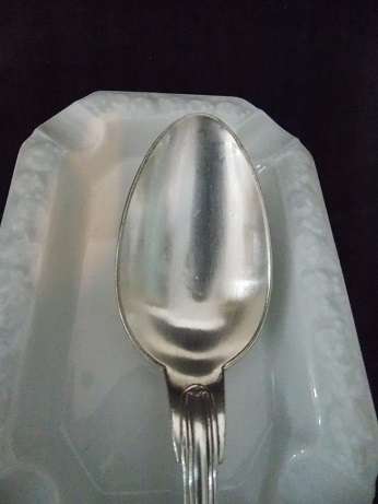 Silver Christofle Serving Spoon