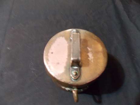 Antique Copper Bowl with Lid