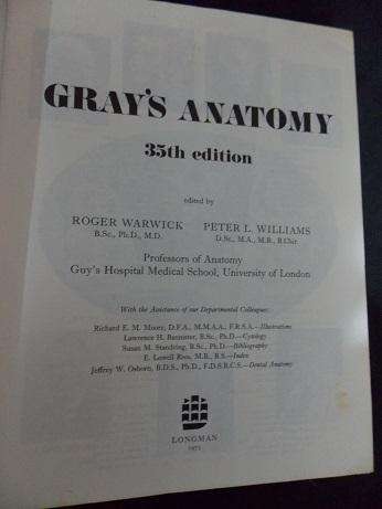 Gray's Anatomy 35th Edition