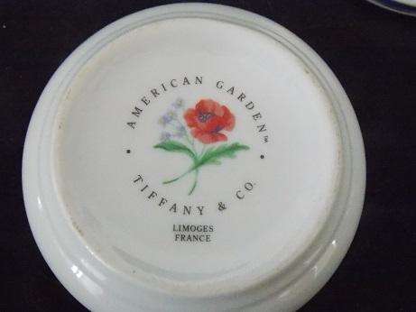 Tiffany & Co. Limoges France American Garden Round Porcelain Collectible Box