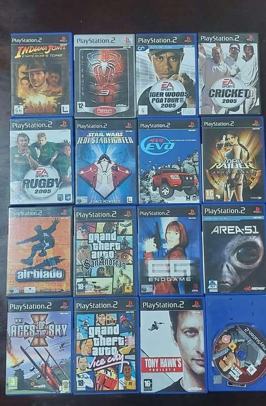 PLAYSTATION 2 GAMES X 16