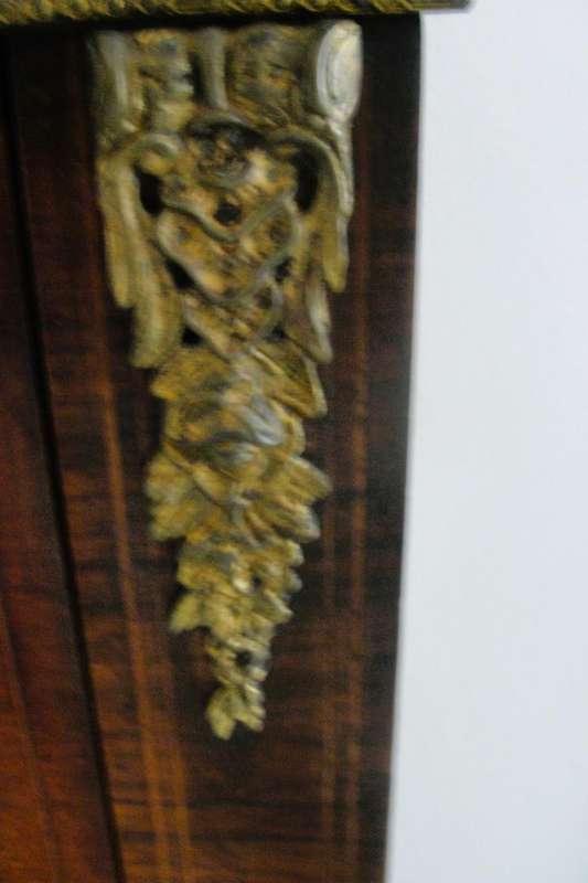 ANTIQUE WALNUT CABINET WITH INLAY 1890