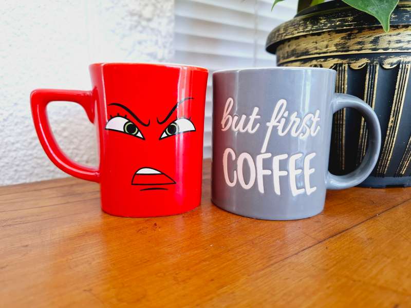 2 x Coffee mugs