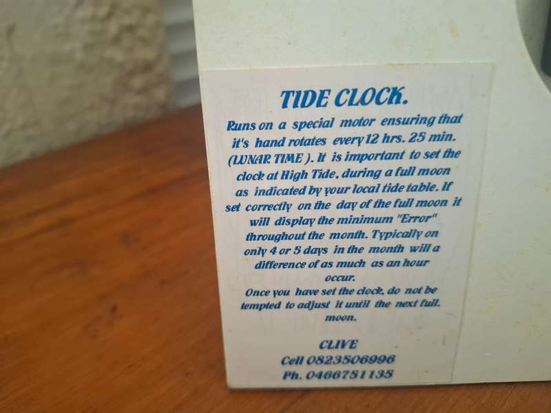 Tide clock