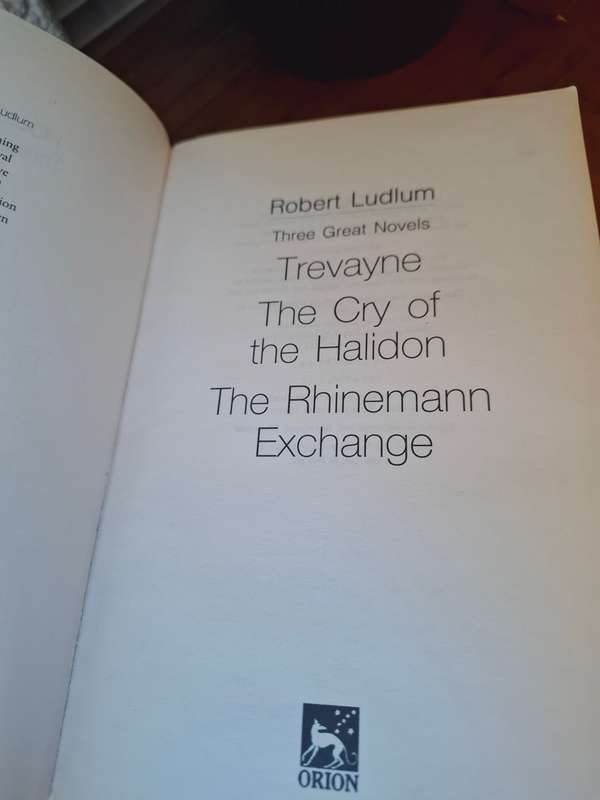 Robert Ludlum Three great novels