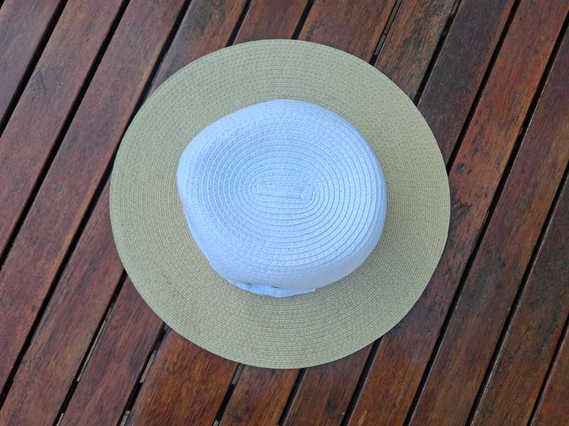 Fedora style sun hat