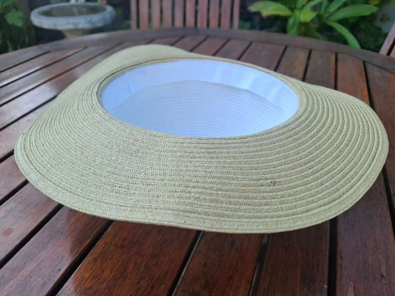 Fedora style sun hat