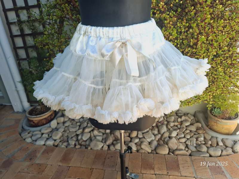 Smitten flutter white tutu