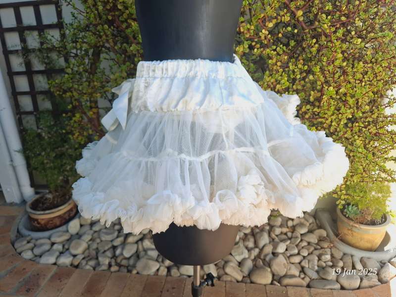 Smitten flutter white tutu