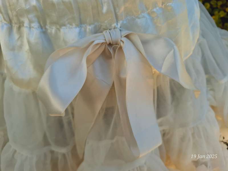 Smitten flutter white tutu