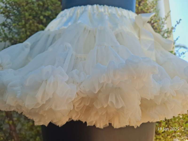 Smitten flutter white tutu