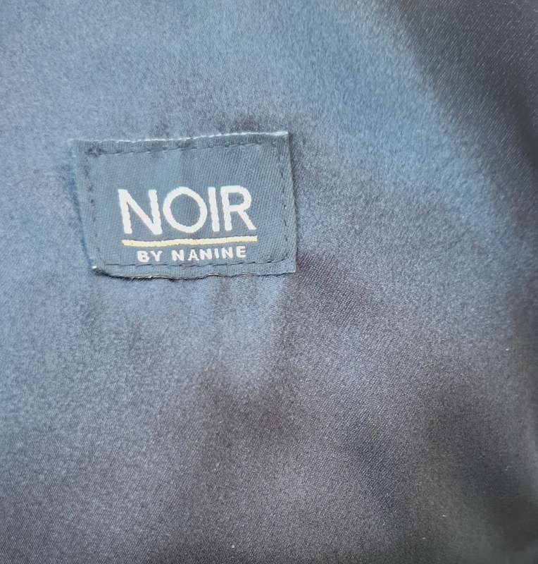 Noir by Nanine ( South African designer) Black faux fur scarf / stola / wrap