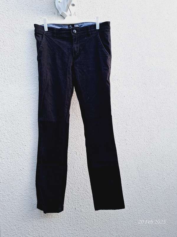 MRP Black Chino Slim Stretch - Size 28