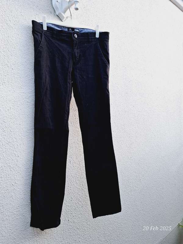 MRP Black Chino Slim Stretch - Size 28