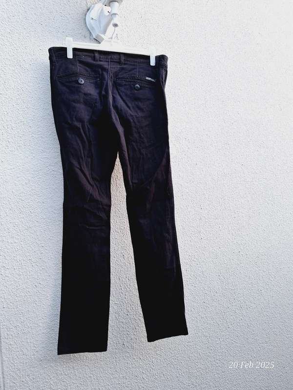 MRP Black Chino Slim Stretch - Size 28