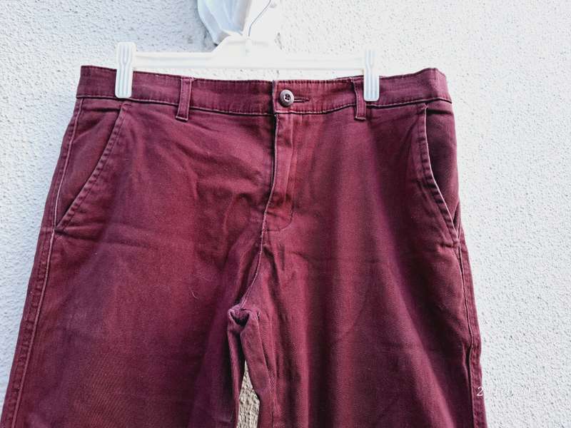 MRP Burgandy Chino Slim Stretch - 32